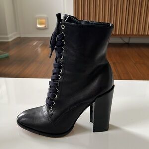 Schutz lace up boots